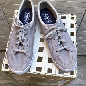 Keds Light Gray Canvas Sneakers